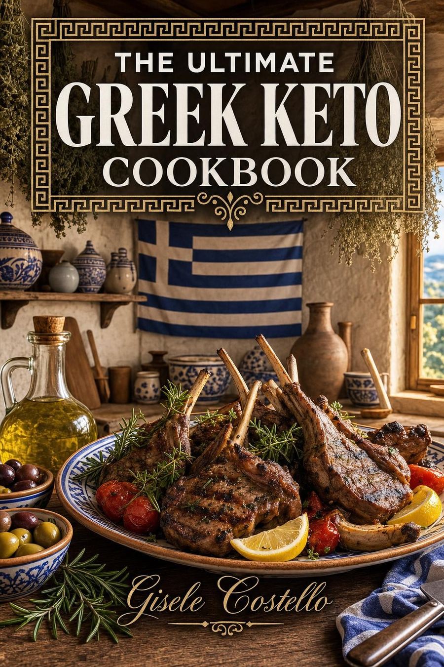 The Ultimate Greek Keto Cookbook cover