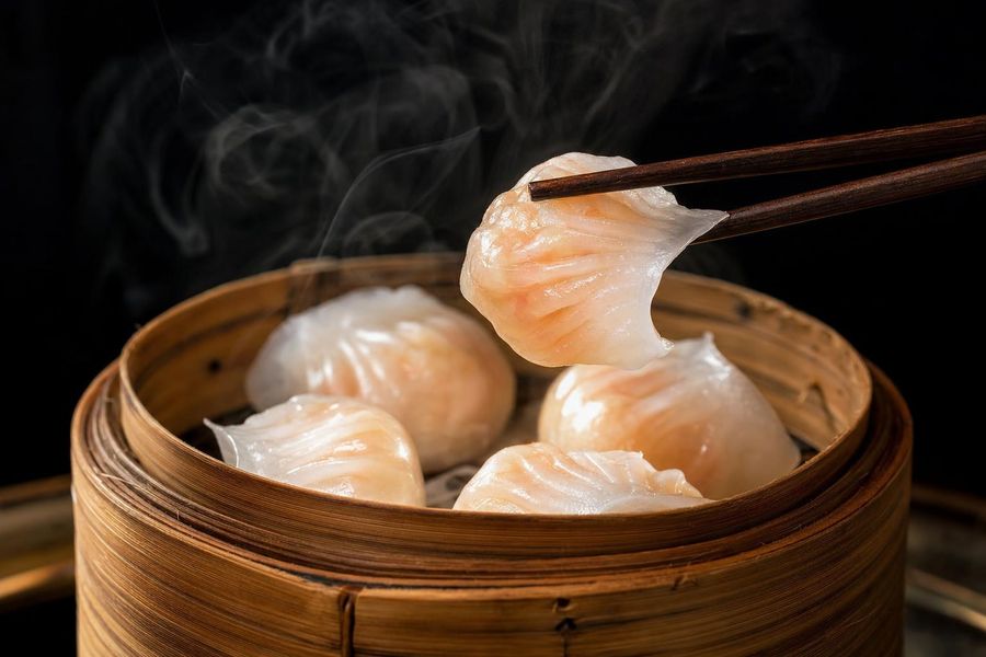 Har Gow shrimp dumplings
