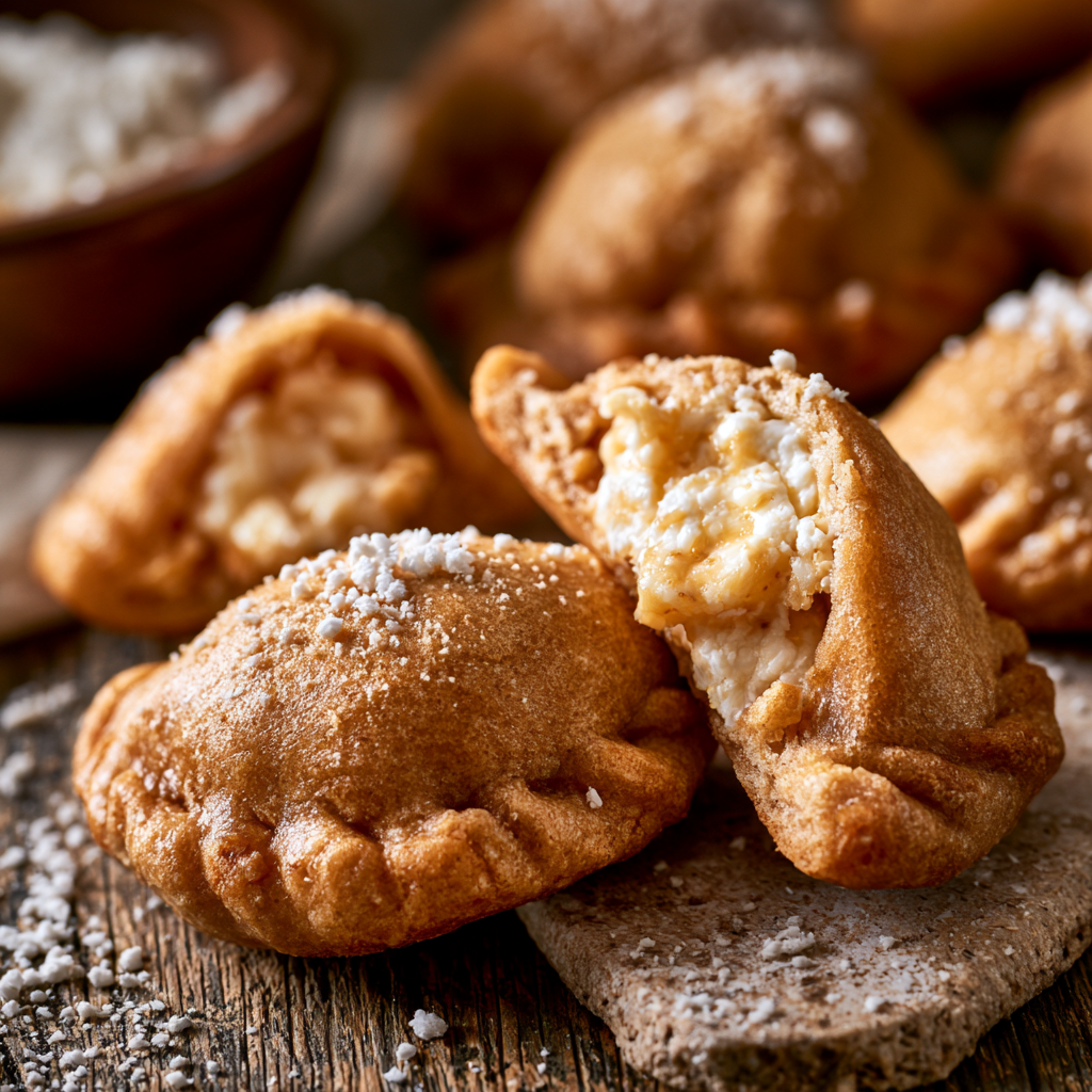 Polish Pierogi almond flour dough cheese filling