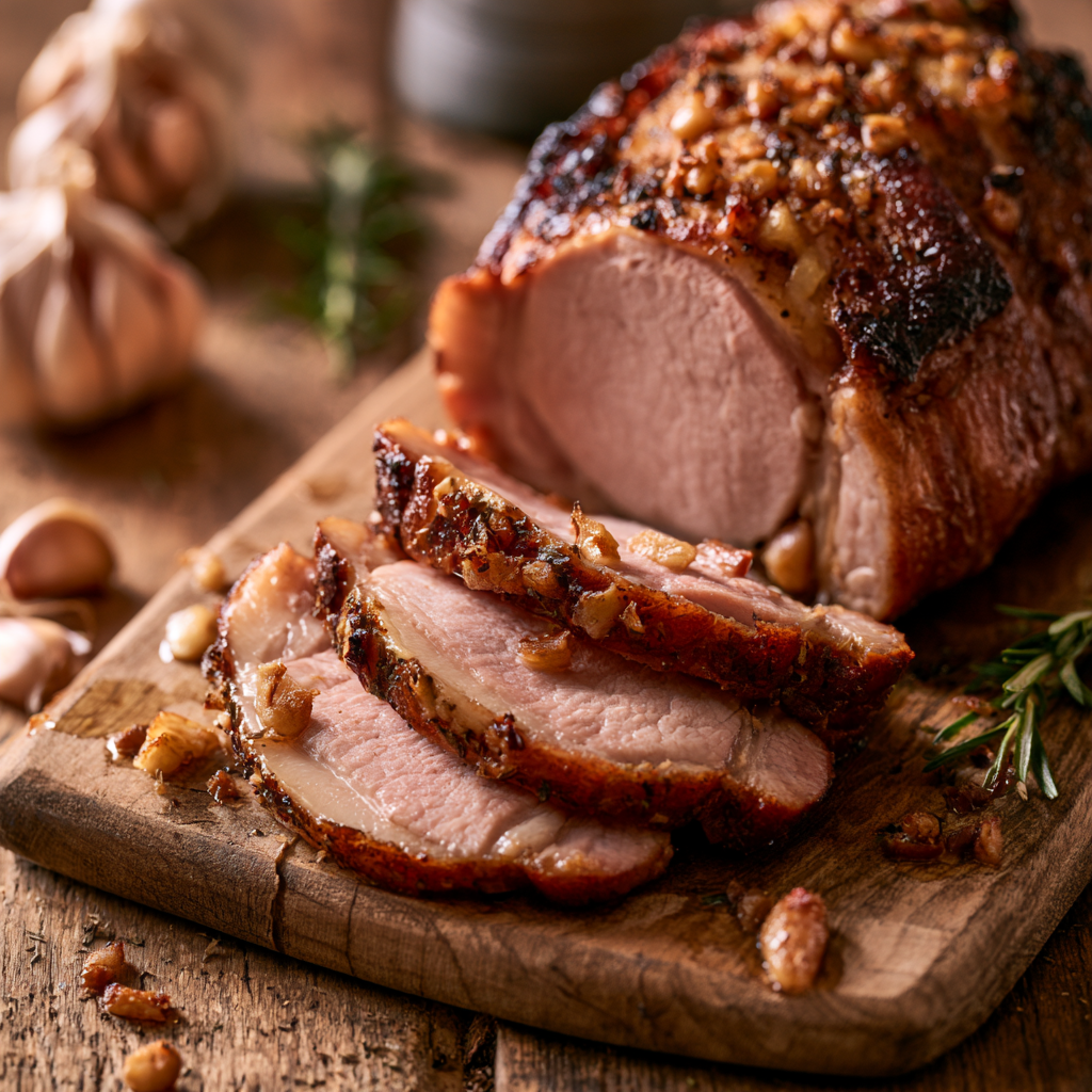 Polish Schab Pieczony roast pork loin
