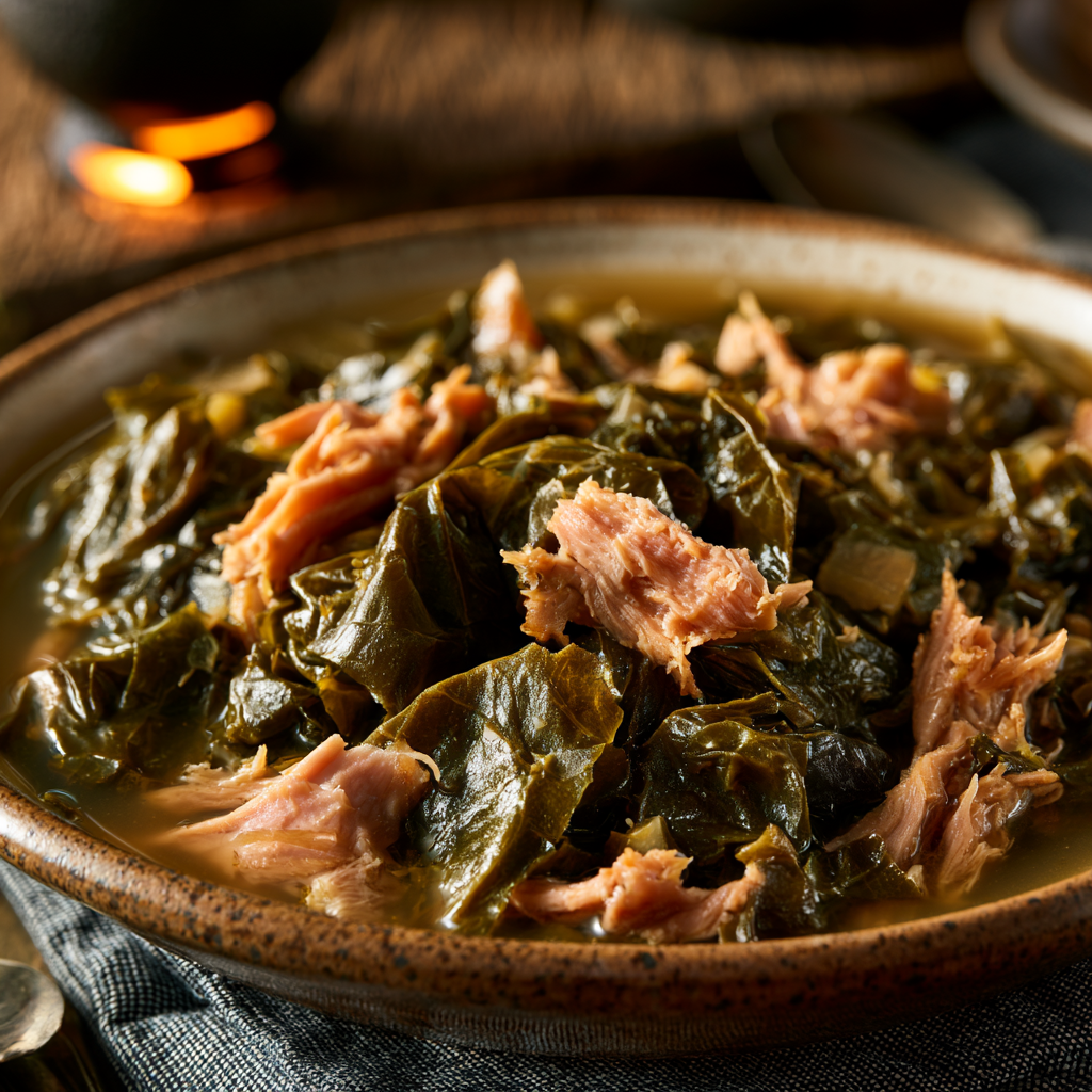 Smoked Turkey Collard Greens