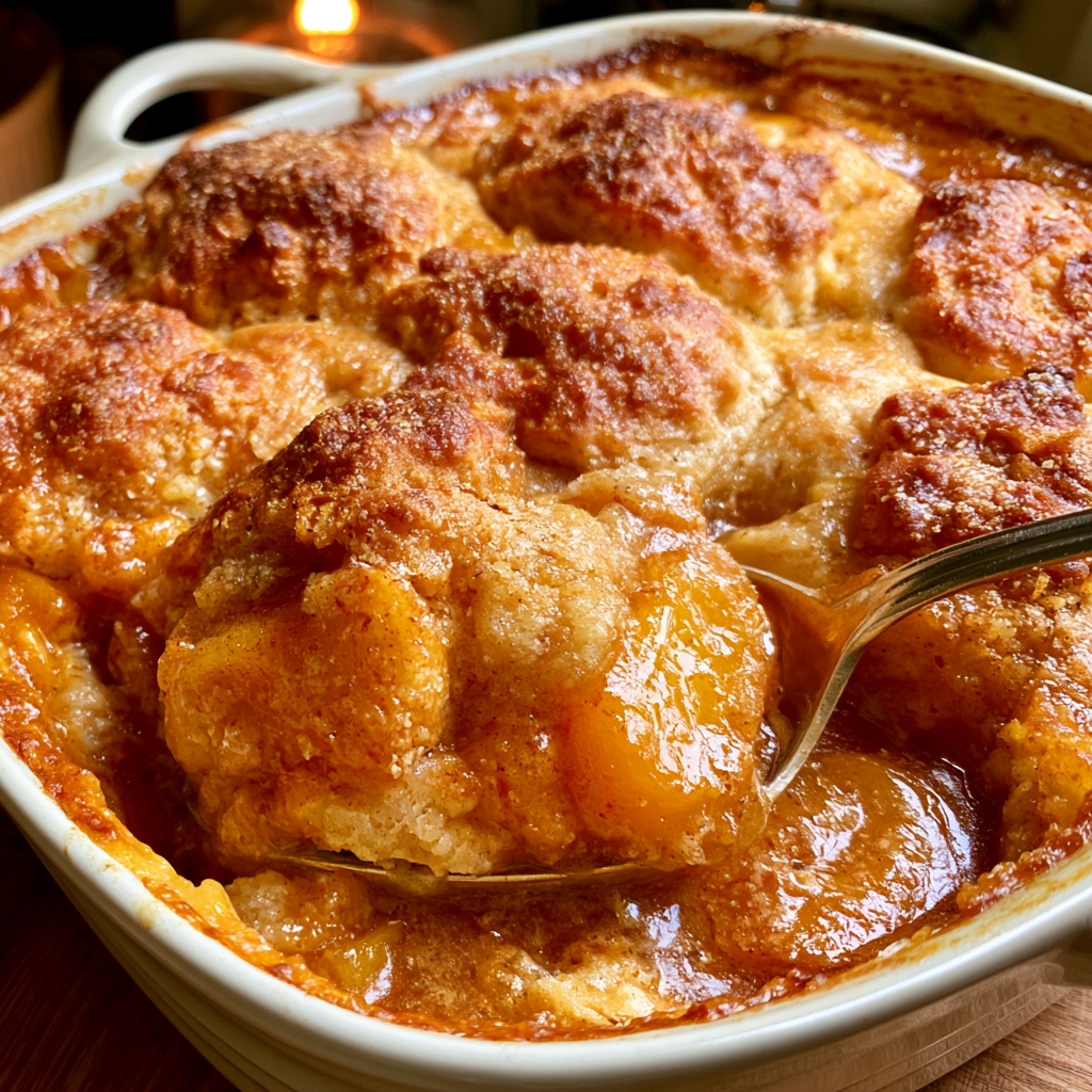 Peach Cobbler, Keto Crust