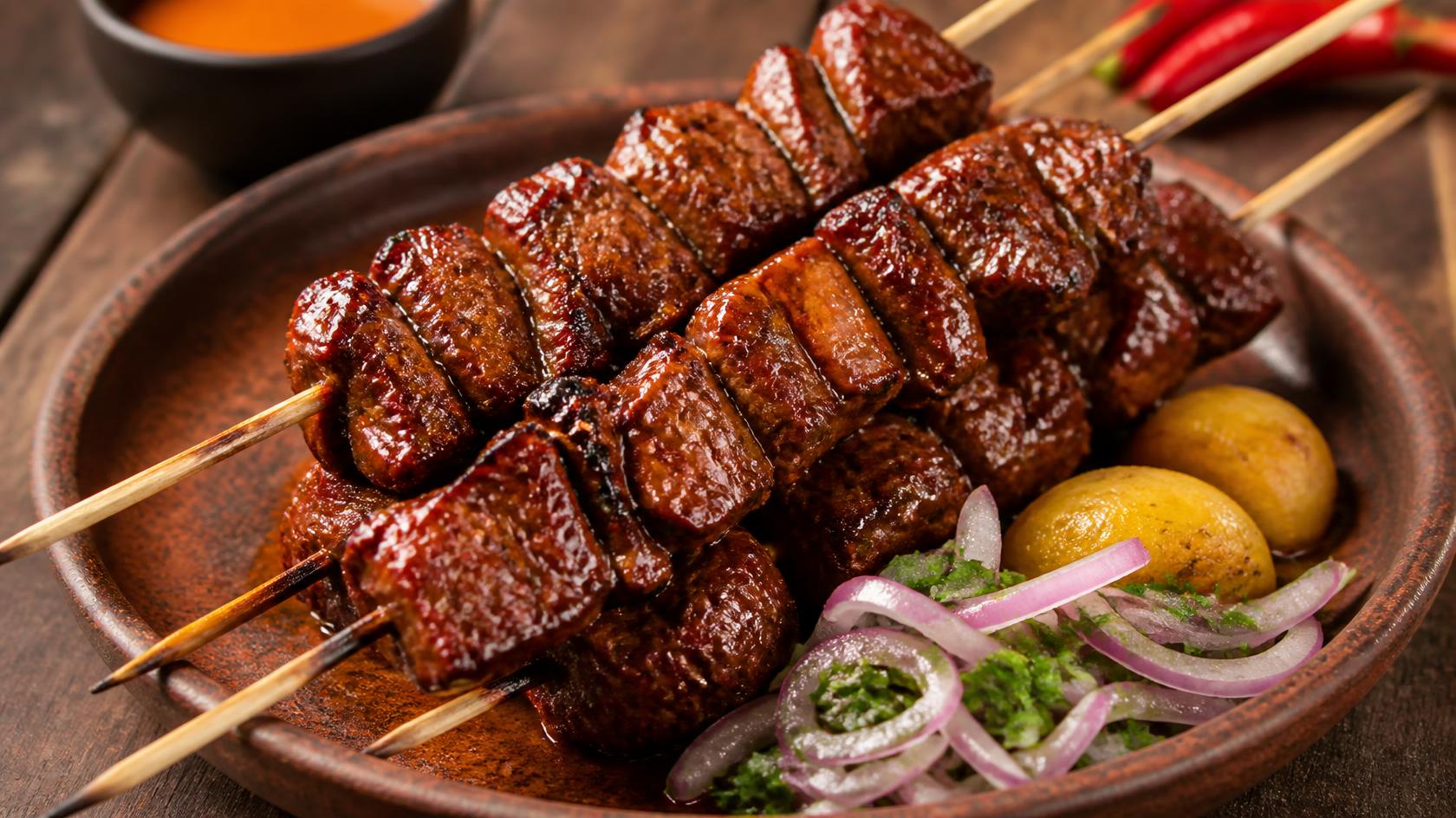 Anticucho Beef Skewers