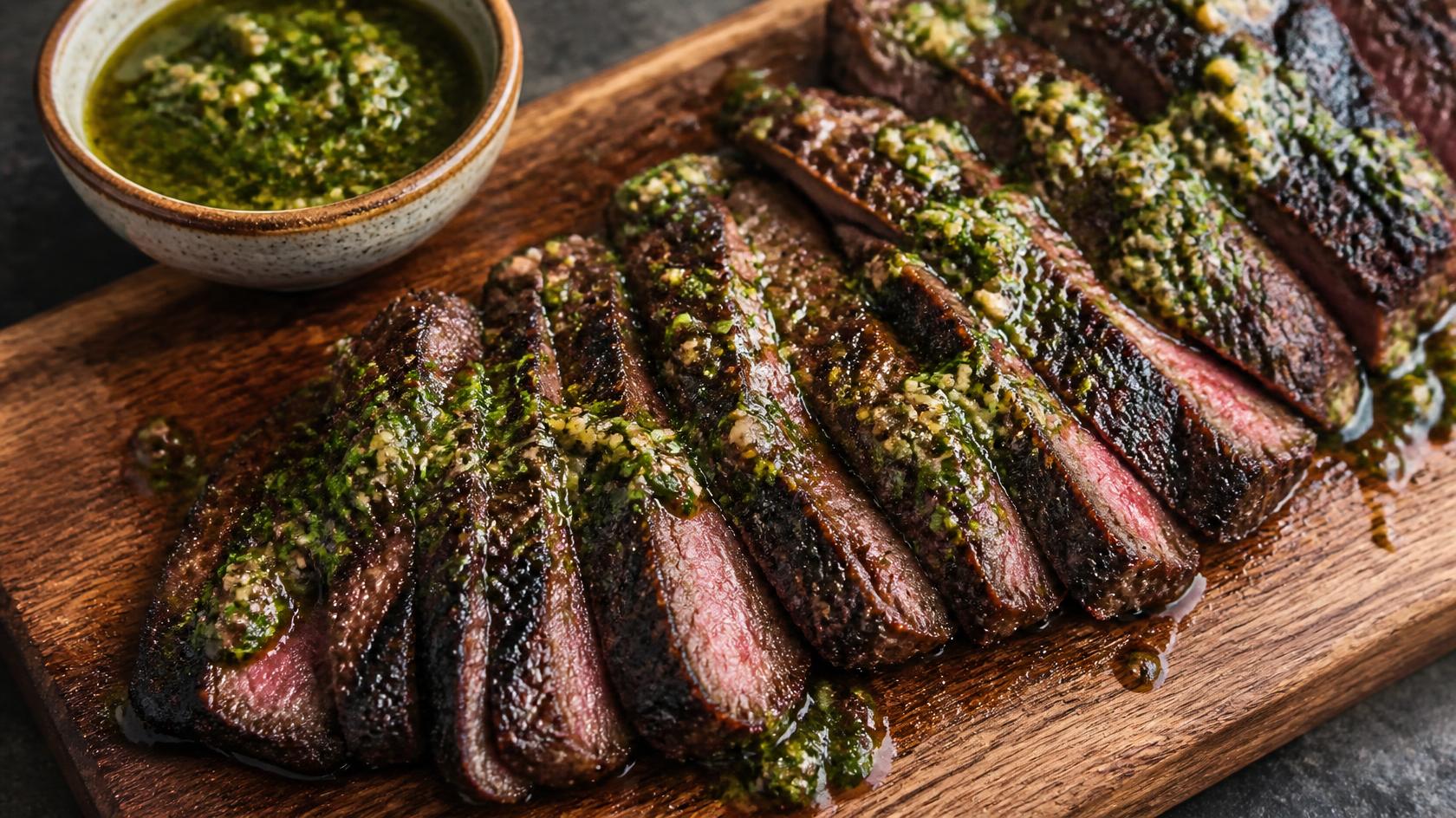 Carne Asada con Mojo de Ajo