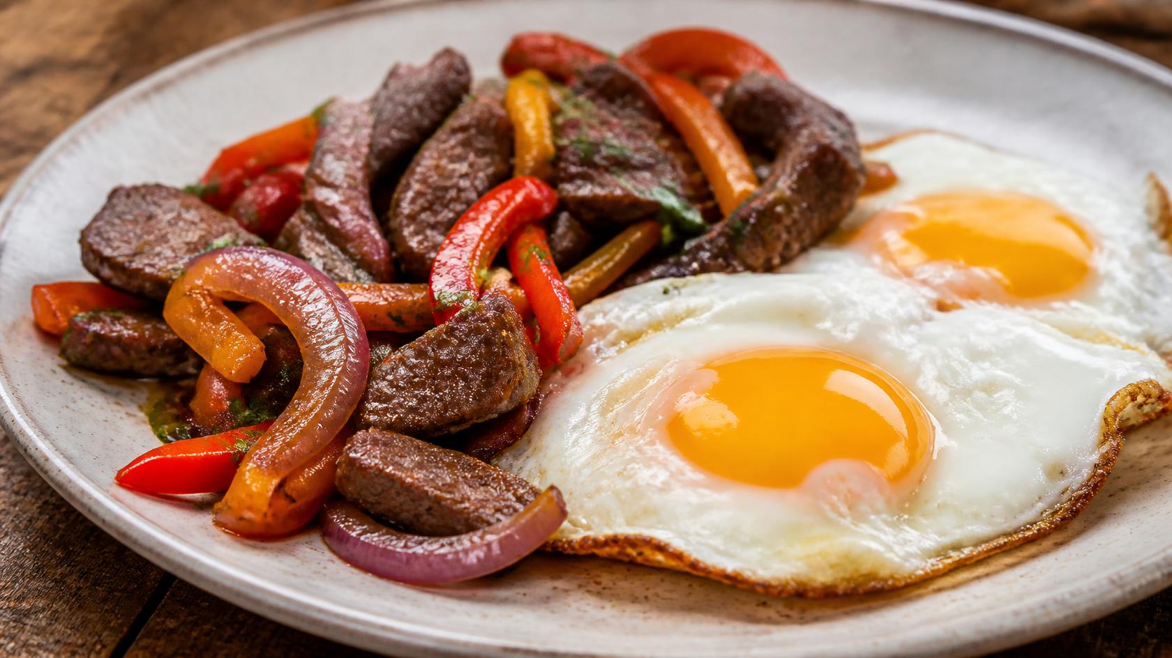 Huevos con Lomo