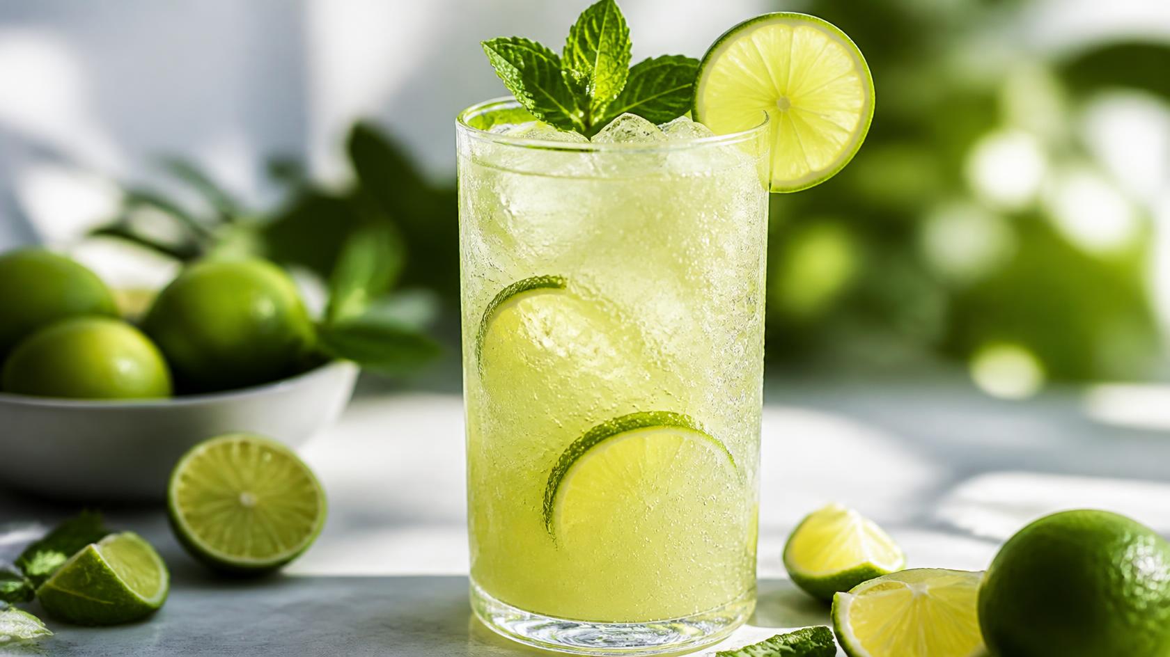 Sparkling Lime Agua Fresca