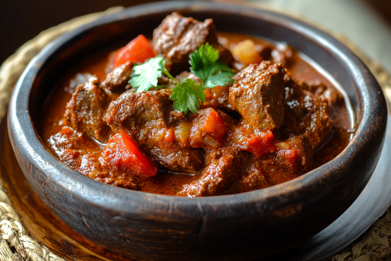 Ethiopian Goat Wat berbere-spiced stew
