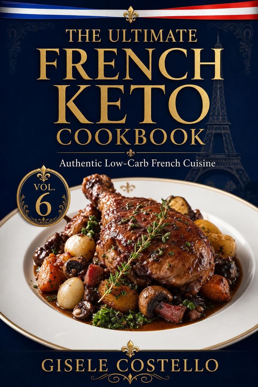 The Ultimate French Keto Cookbook cover
