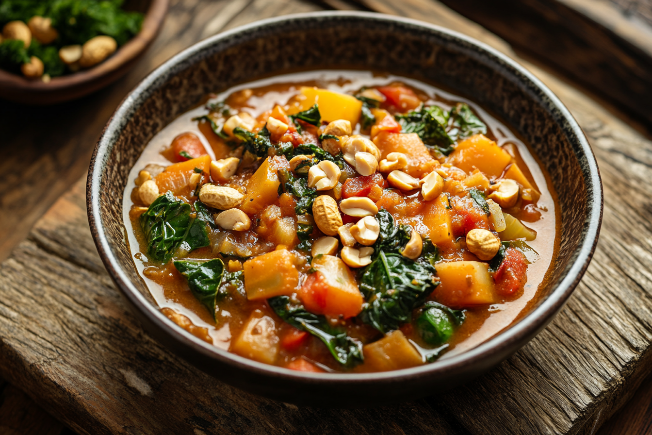 Ugandan Groundnut Stew, peanut-based stew