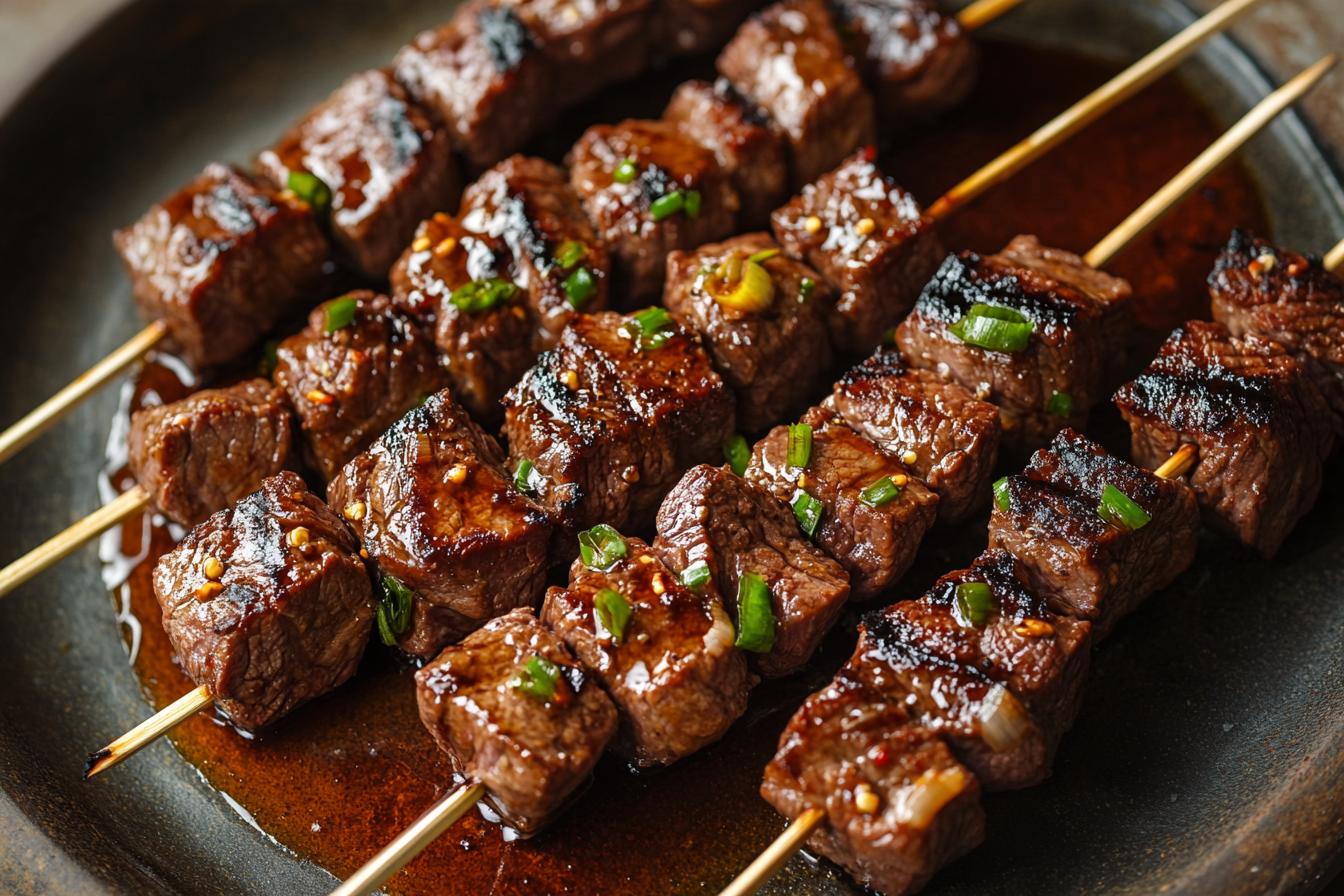 Anticucho Beef Skewers