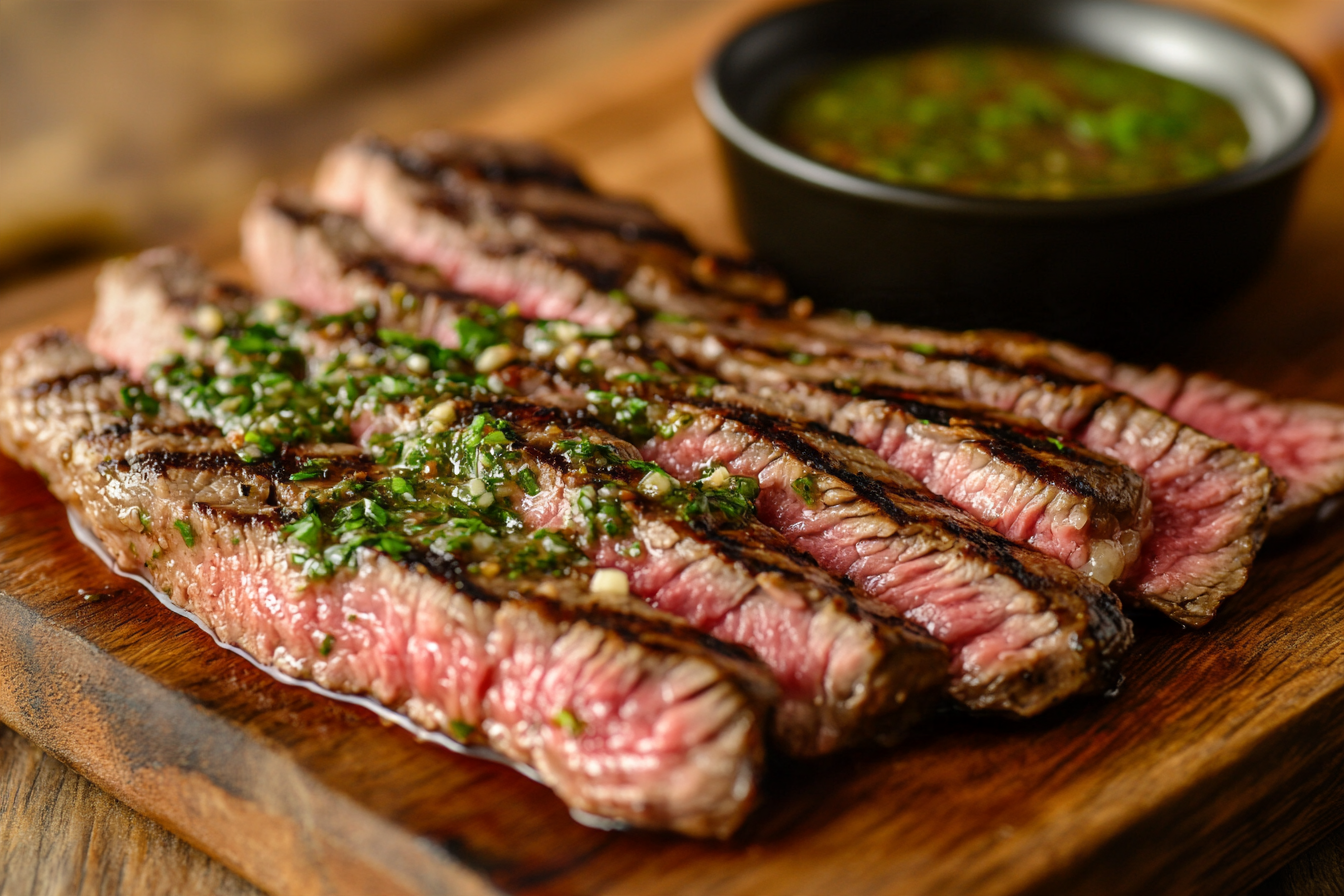 Carne Asada con Mojo de Ajo