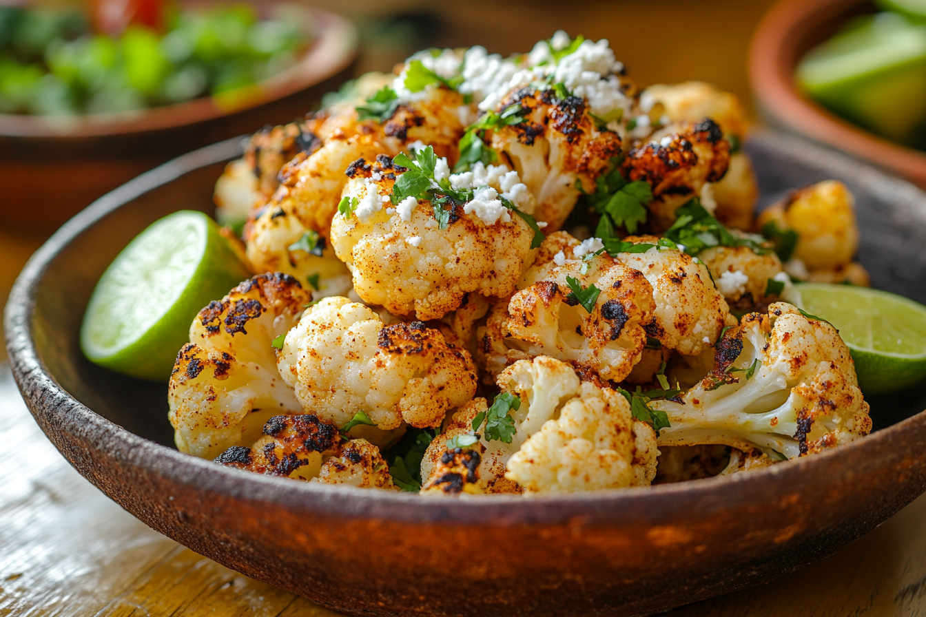 Cauliflower Elote Bites