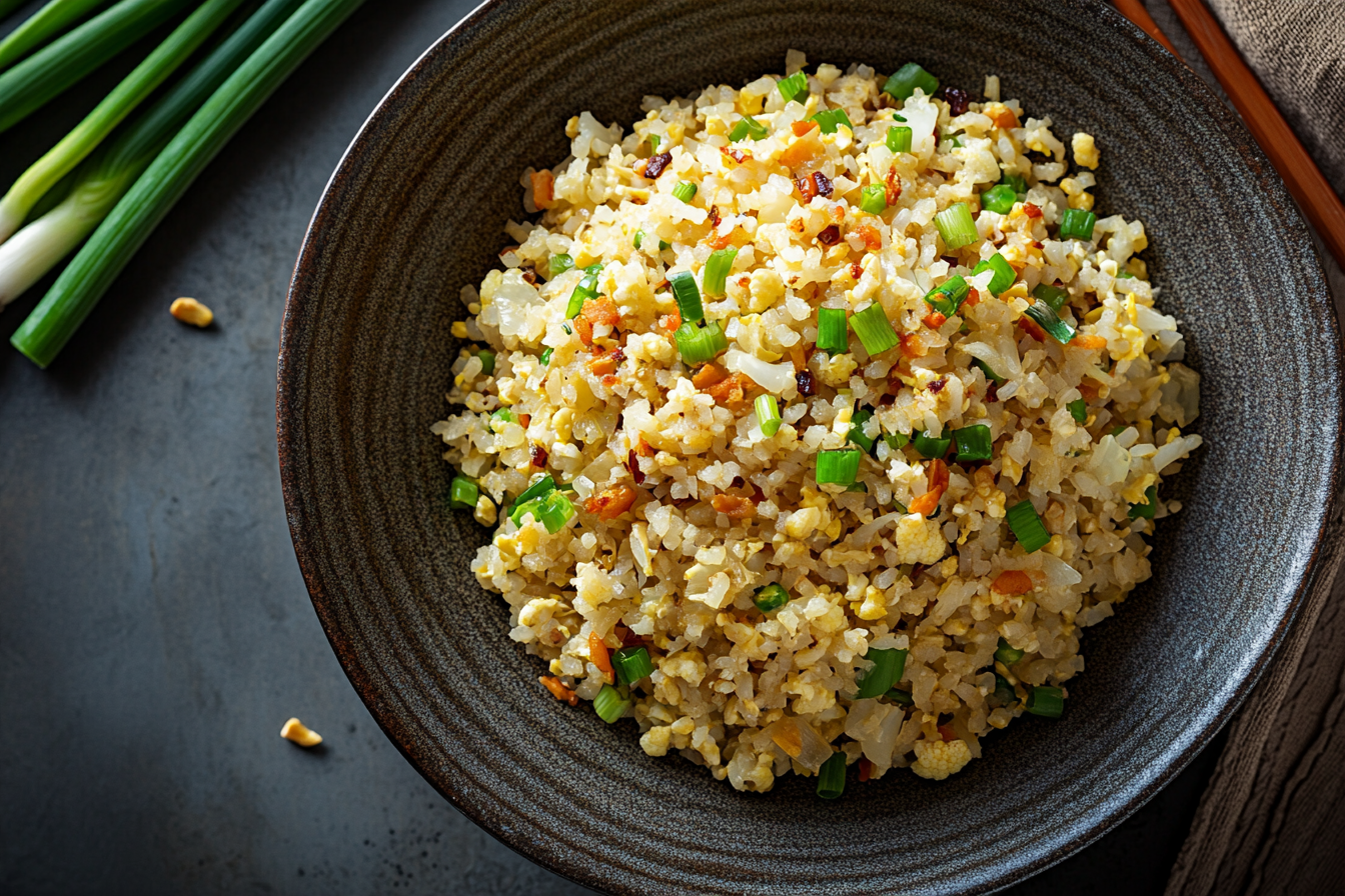 Cauliflower fried rice