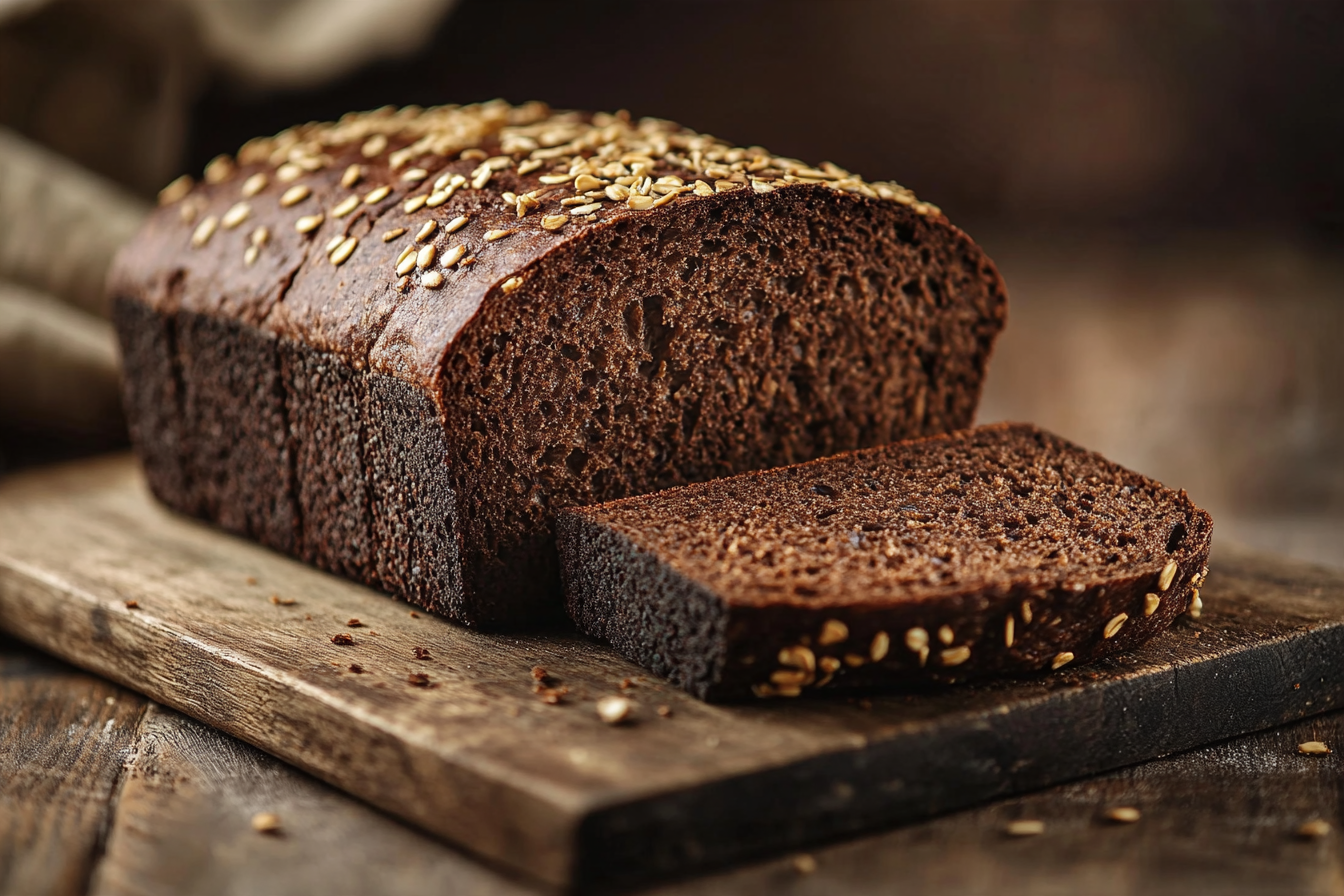 Keto Dark Rye Bread Dunkelbrot