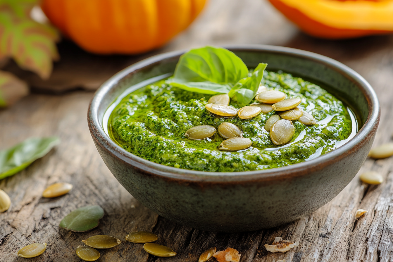 Kurbiskernpesto Pumpkin Seed Pesto