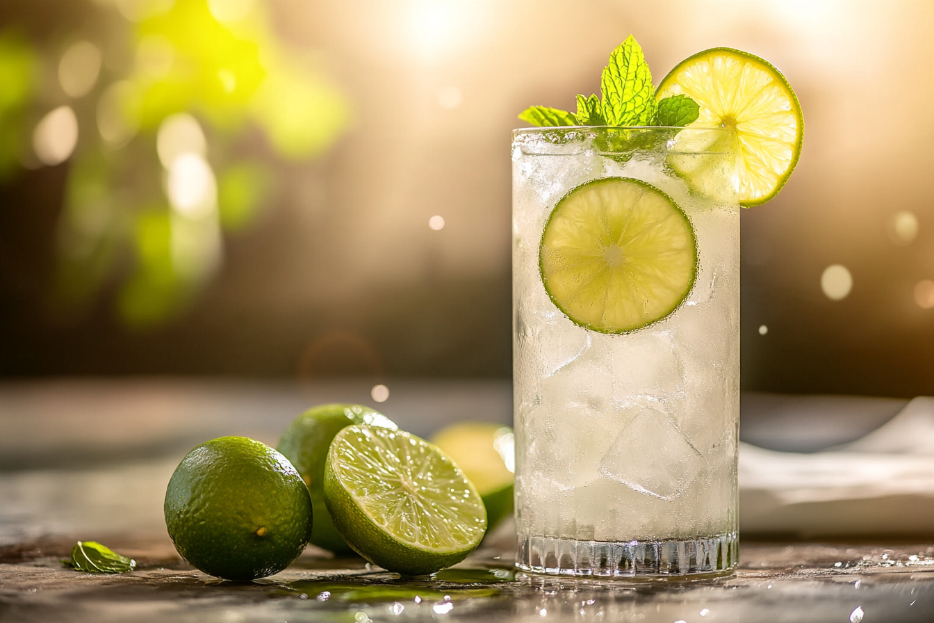 Sparkling Lime Agua Fresca