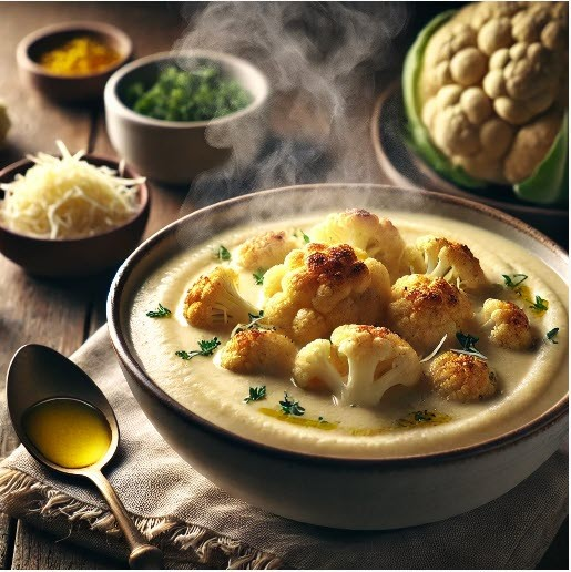 Cauliflower and Parmesan Soup