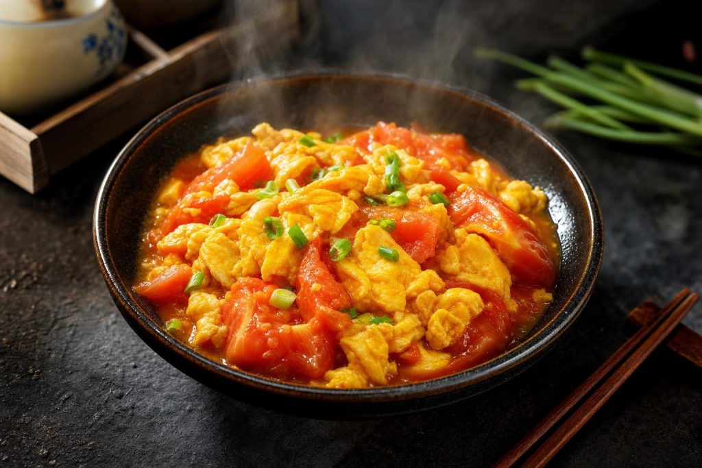 Chinese Tomato Egg Bowl