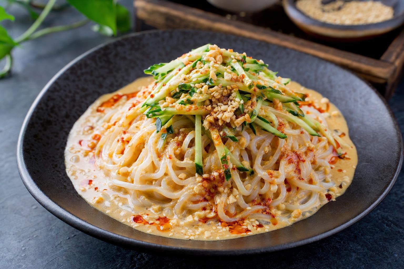Cold Sesame Shirataki Noodles