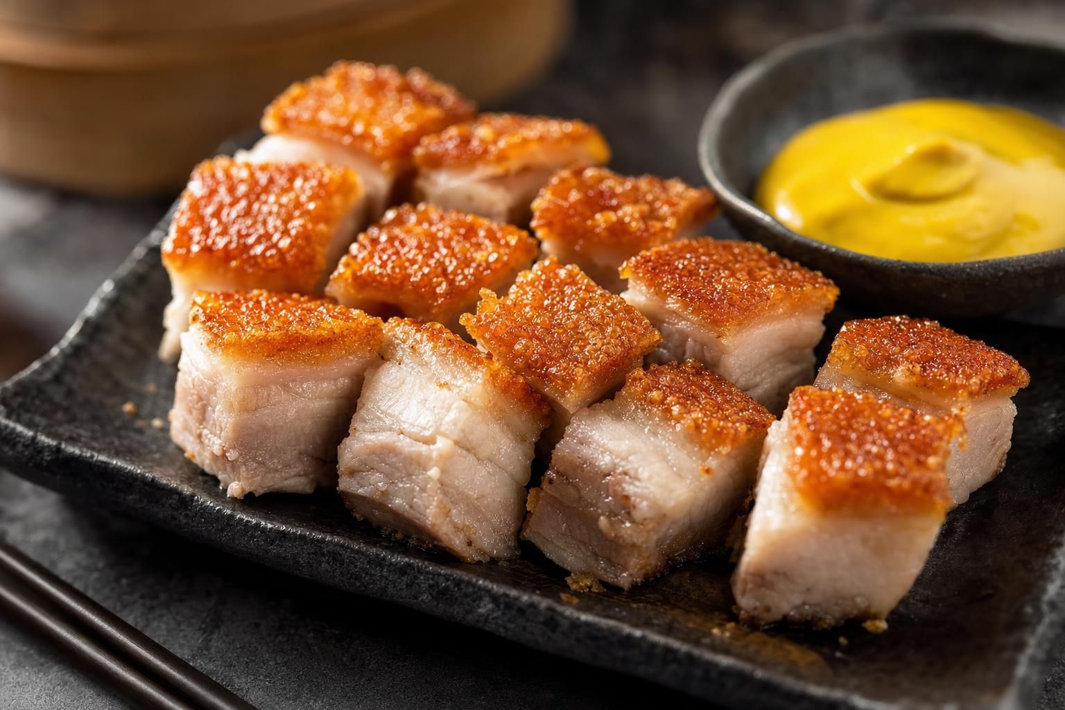 Crispy Pork Belly Bites