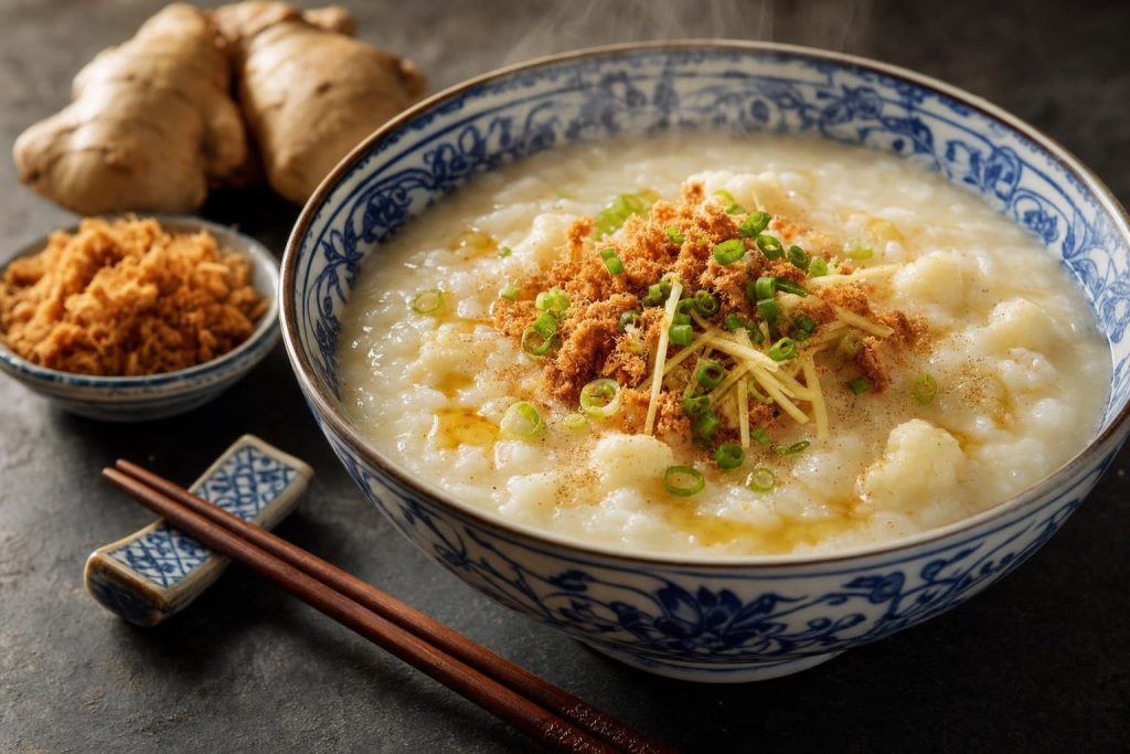 Five-Spice Cauliflower Congee