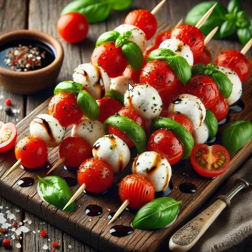 Keto Caprese Skewers