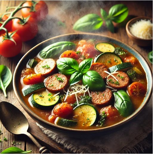 Keto Italian Sausage Soup