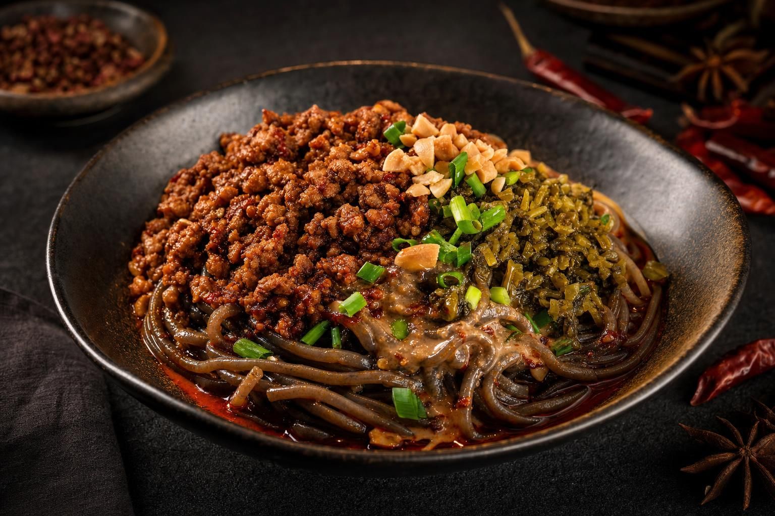 Konjac Dan Dan Noodles