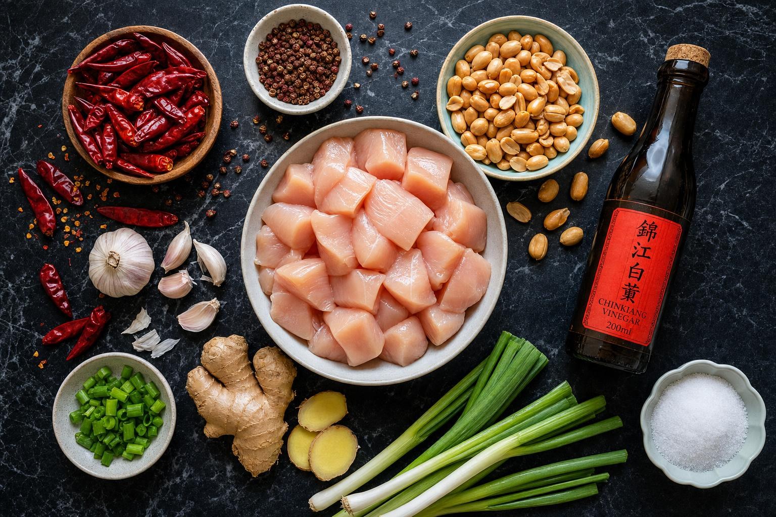 Kung Pao Chicken ingredients