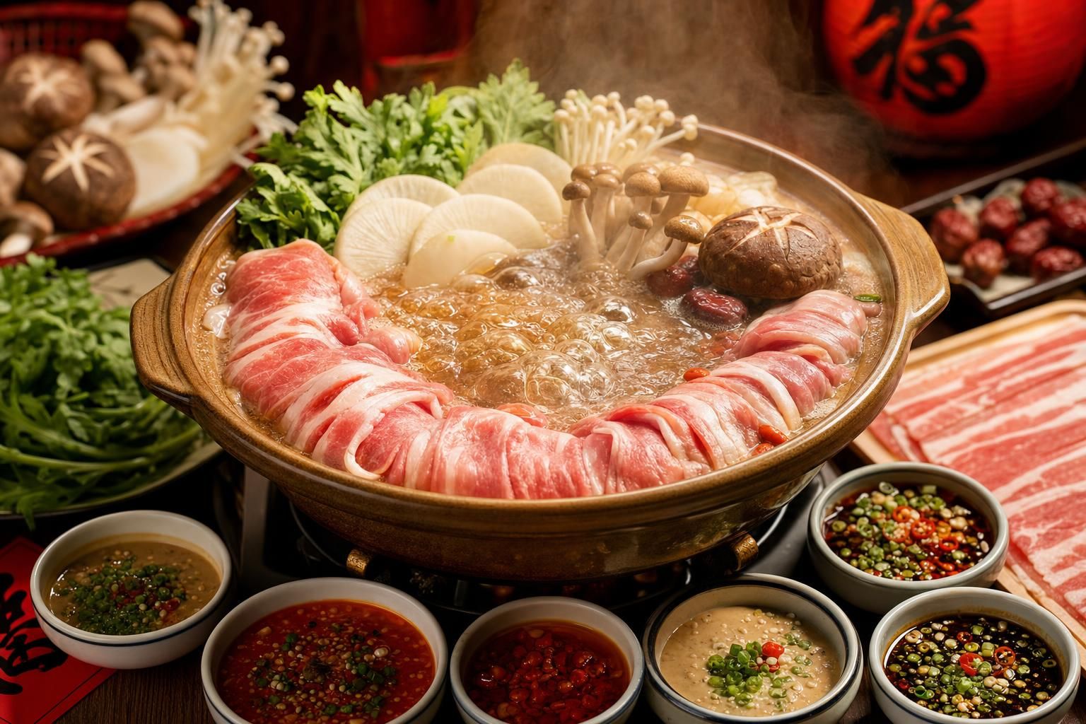 Mongolian Lamb Hot Pot