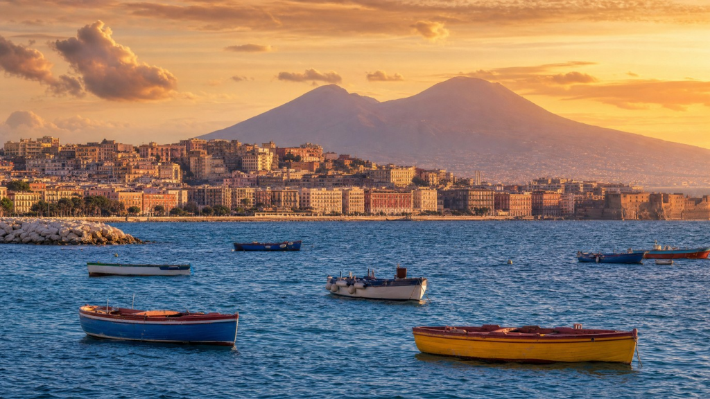 Naples and Mount Vesuvius