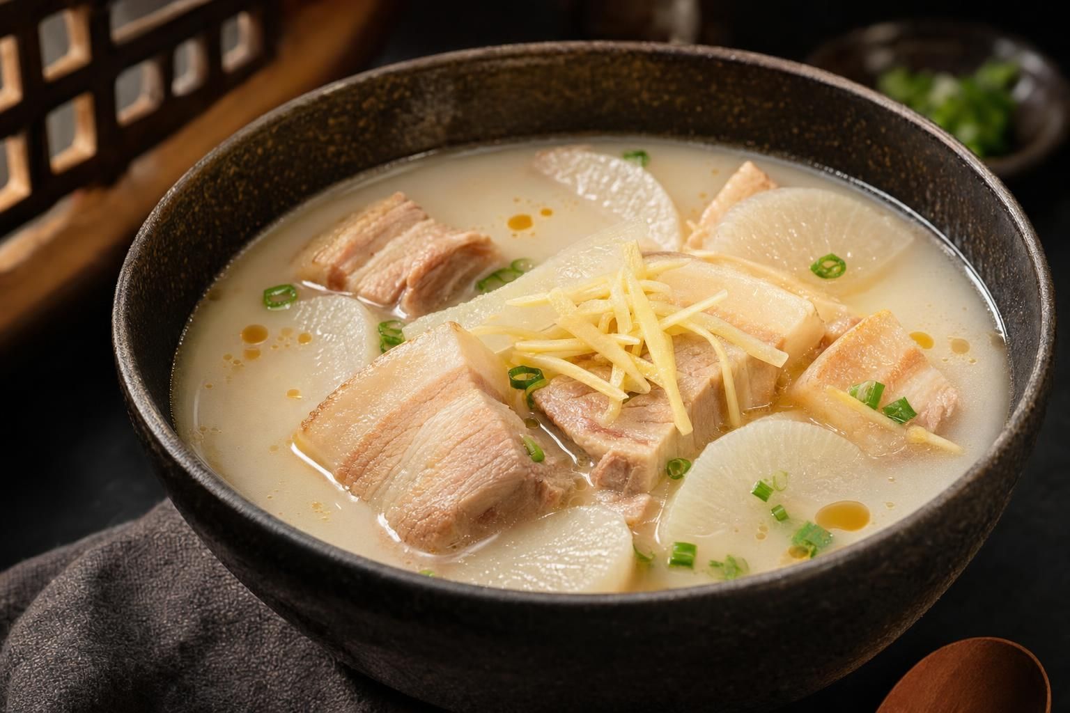 Pork Belly & Daikon Soup