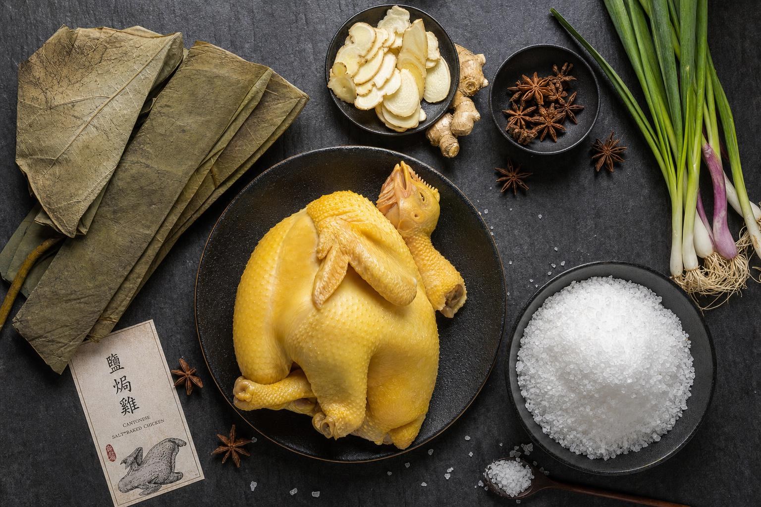 Salt Baked Chicken ingredients