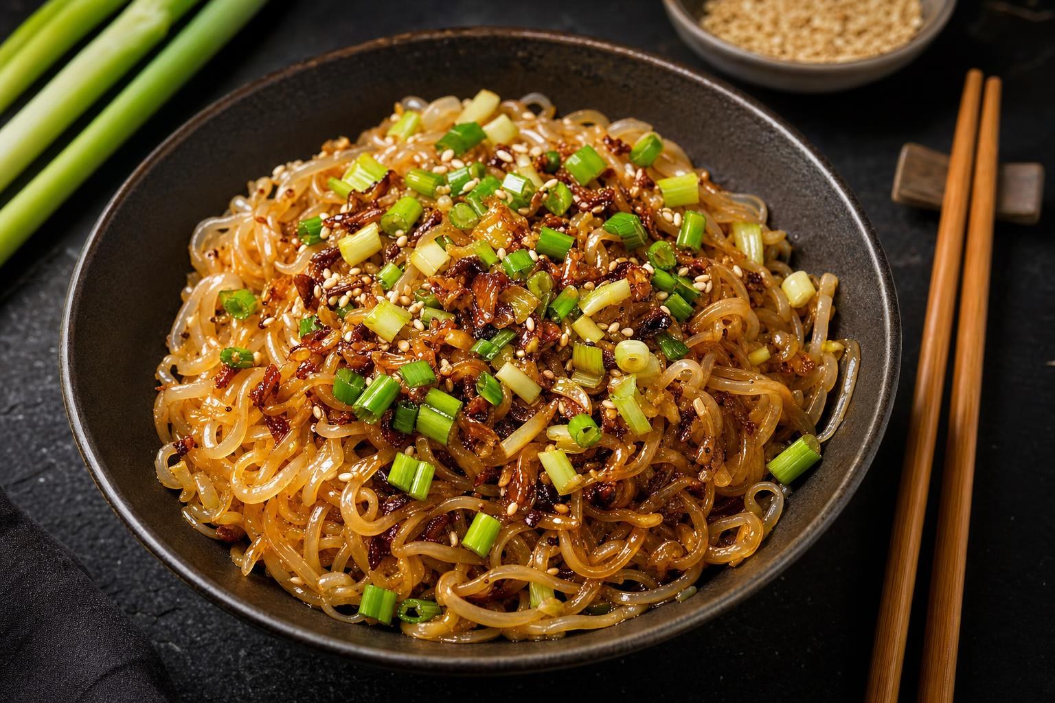 Scallion Oil Shirataki Noodles