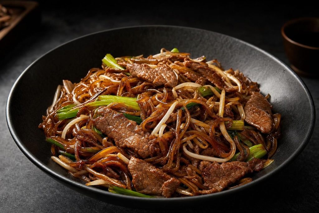 Shirataki Beef Chow Fun