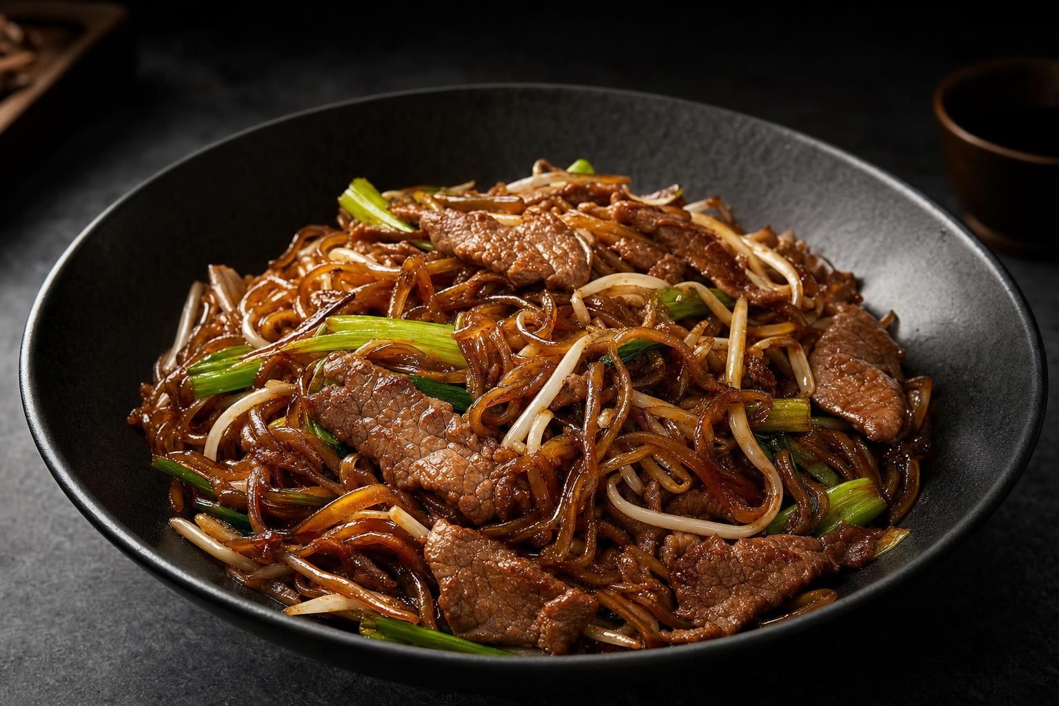 Shirataki Beef Chow Fun