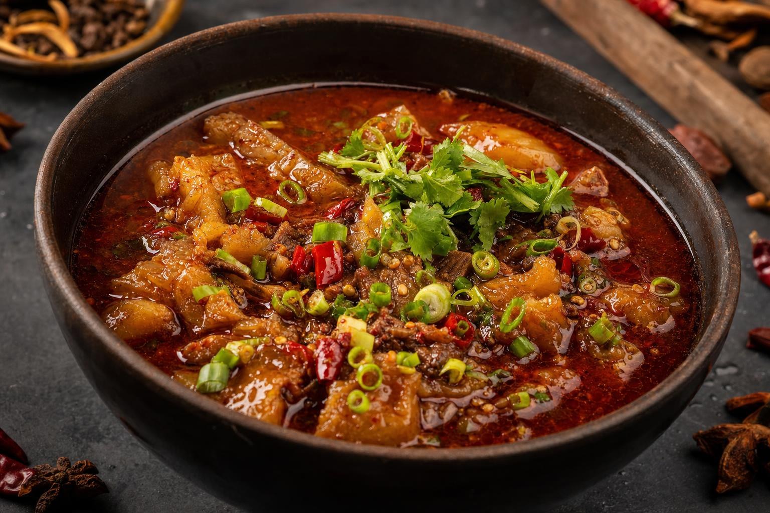 Sichuan Beef Tendon Soup