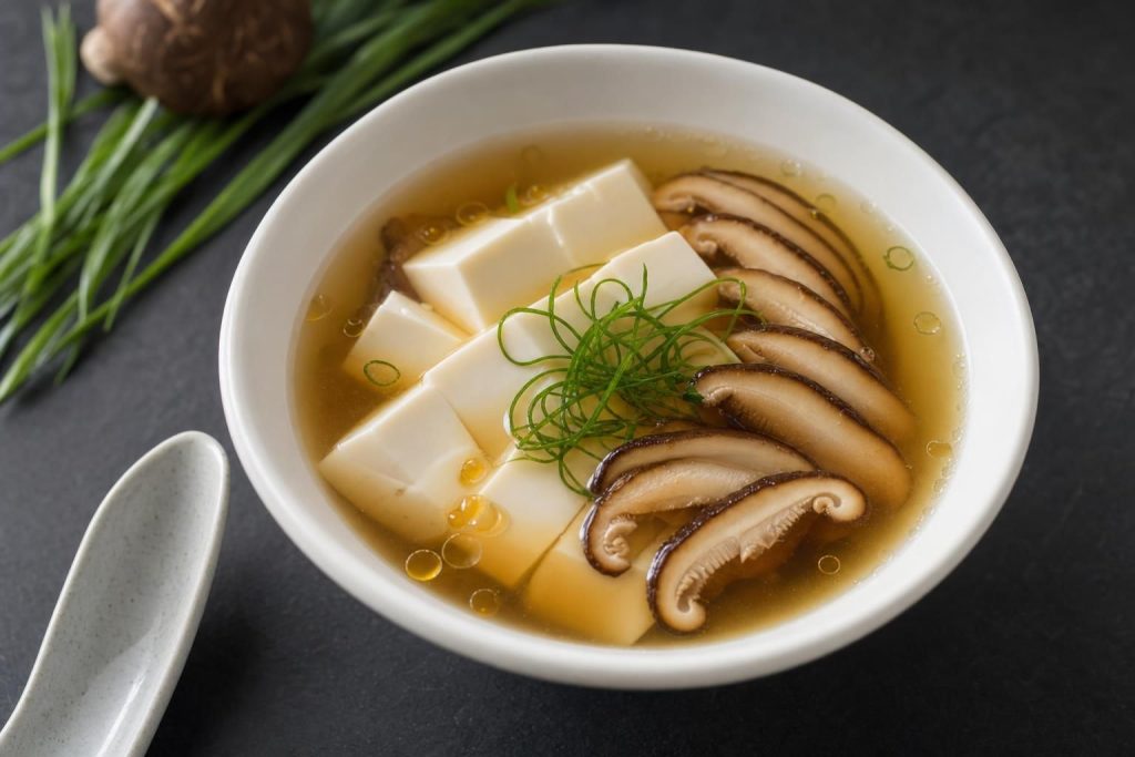 Silken Tofu Mushroom Broth