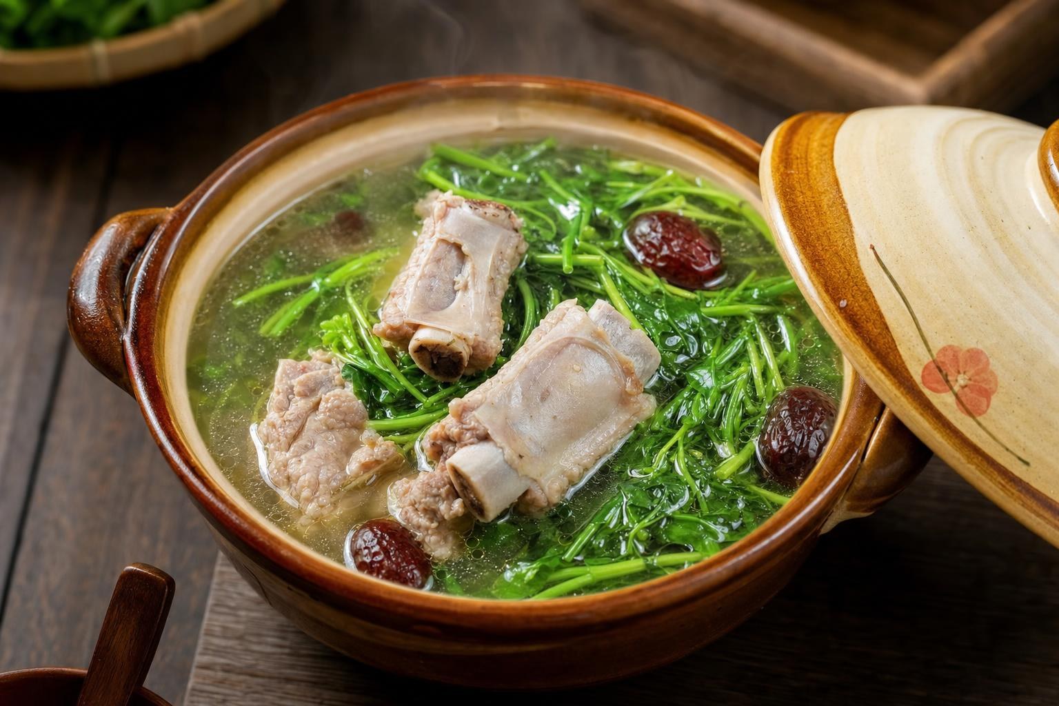 Watercress & Pork Rib Soup