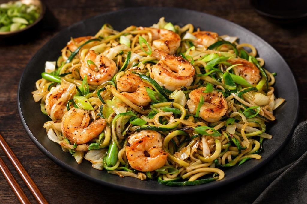 Zucchini Noodle Chow Mein