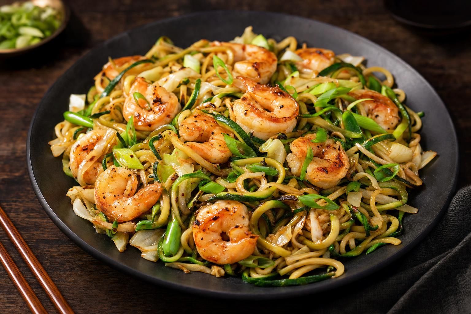 Zucchini Noodle Chow Mein