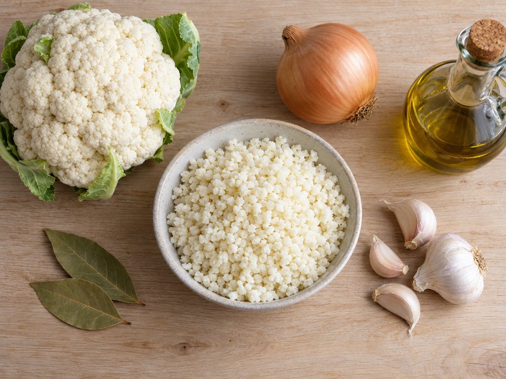Ingredients for Brazilian Arroz Branco
