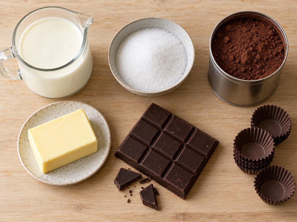Ingredients for Brazilian Brigadeiro