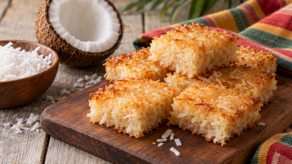Brazilian cocada coconut candy