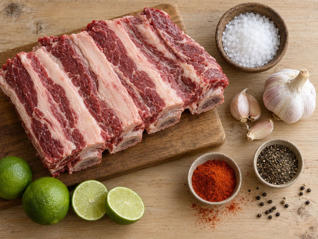 Ingredients for Brazilian Costela Assada