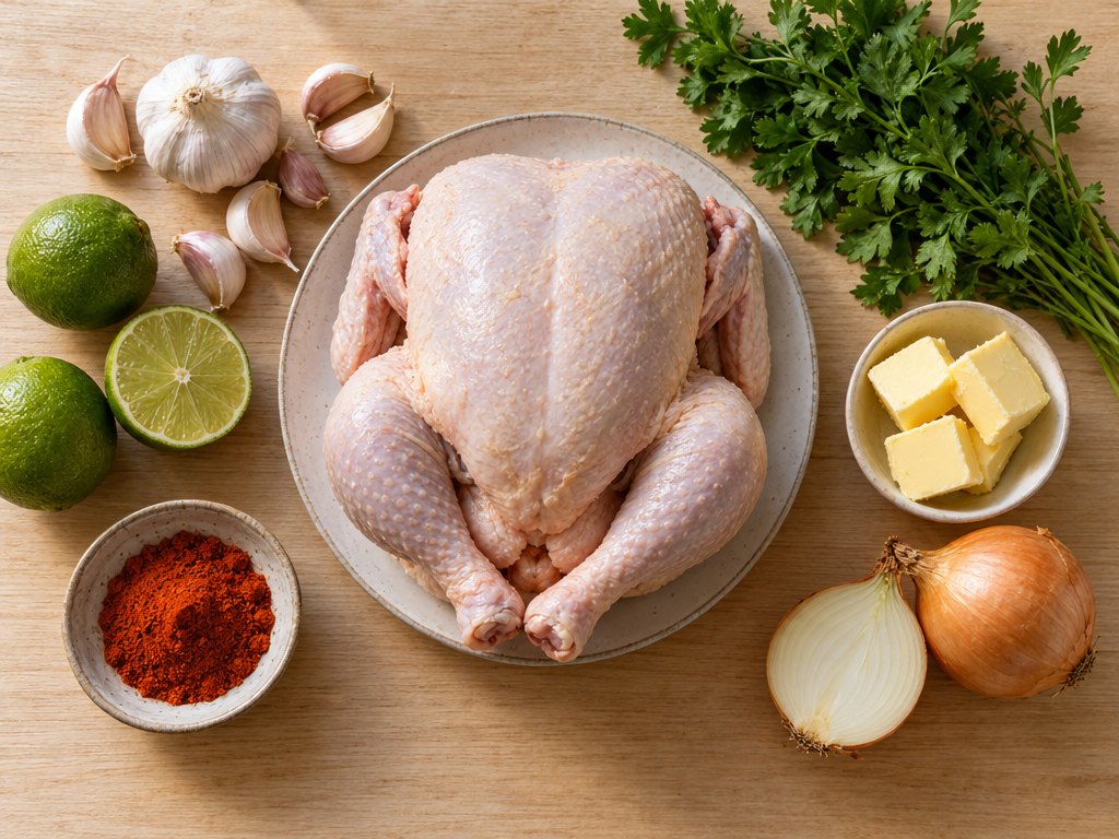 Ingredients for Brazilian Frango Assado