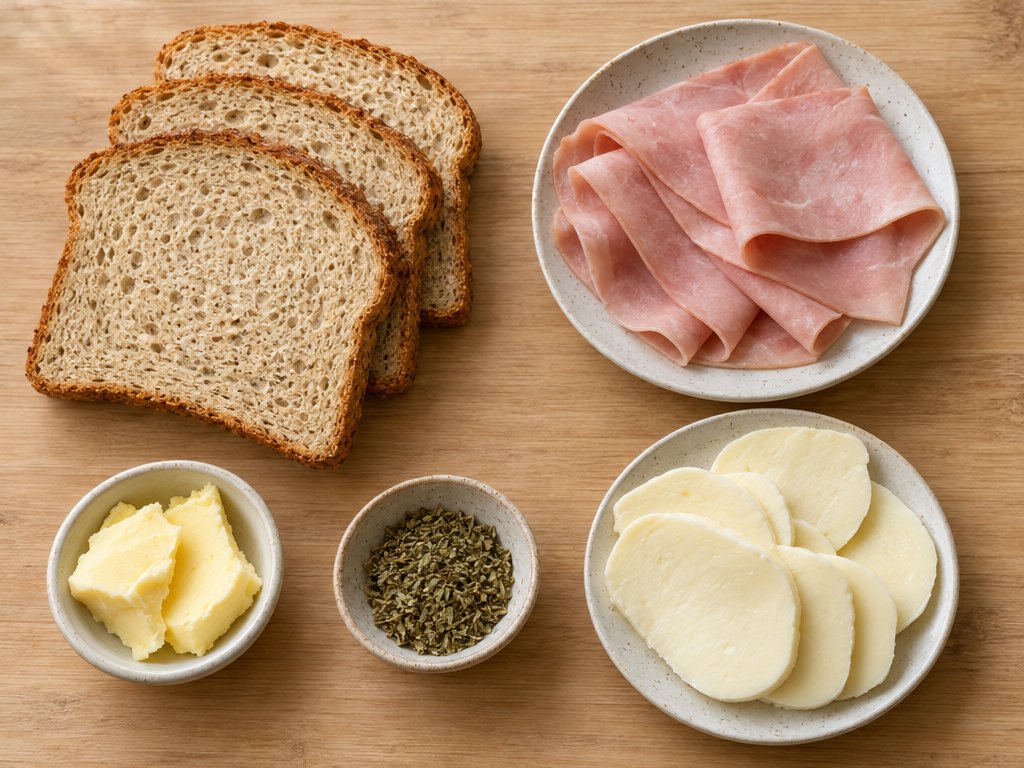 Ingredients for Brazilian Misto Quente