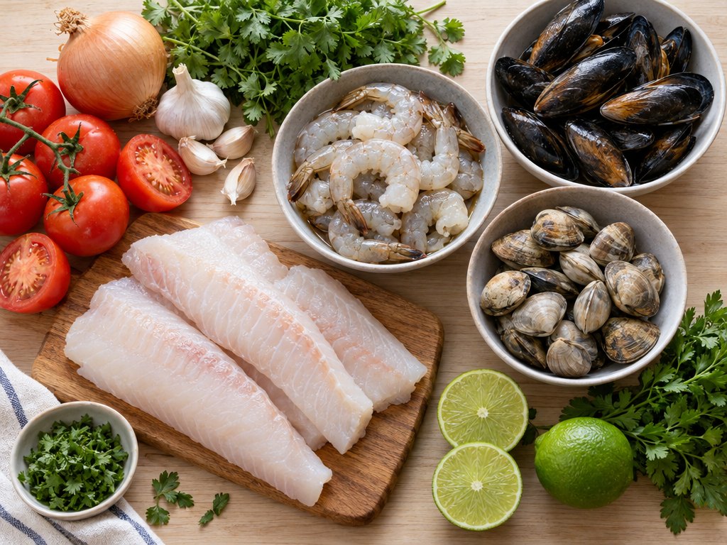 Ingredients for Brazilian Sopa Leão Veloso