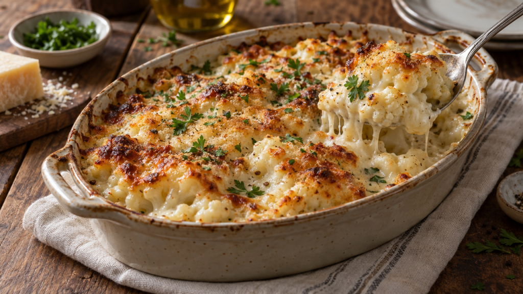 Cauliflower au gratin