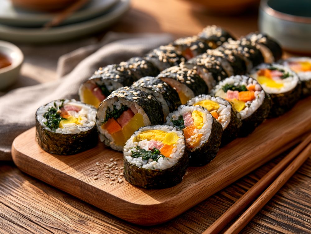Korean Gimbap, Seaweed Rolls